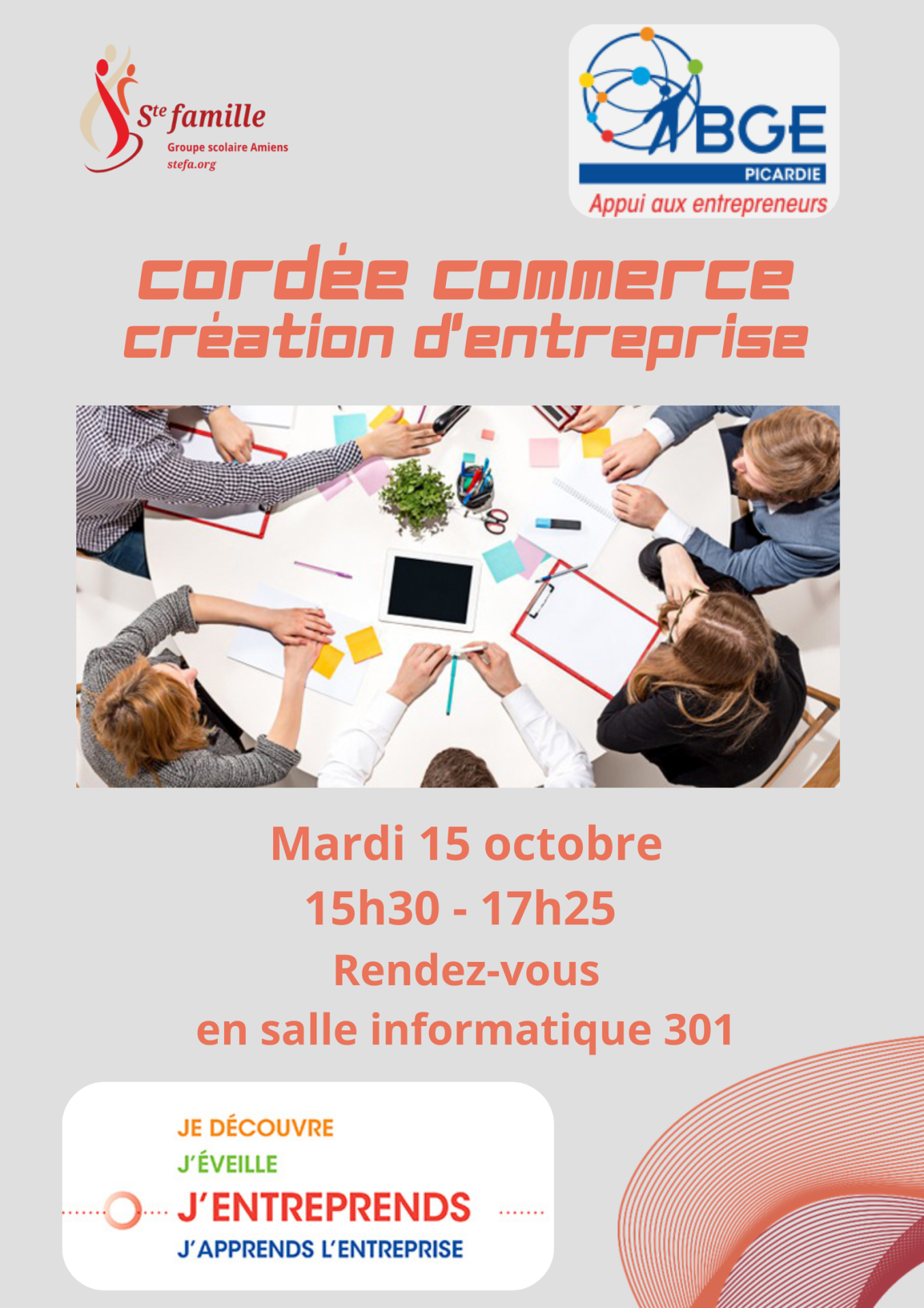 Affiche cordee commerce 2024
