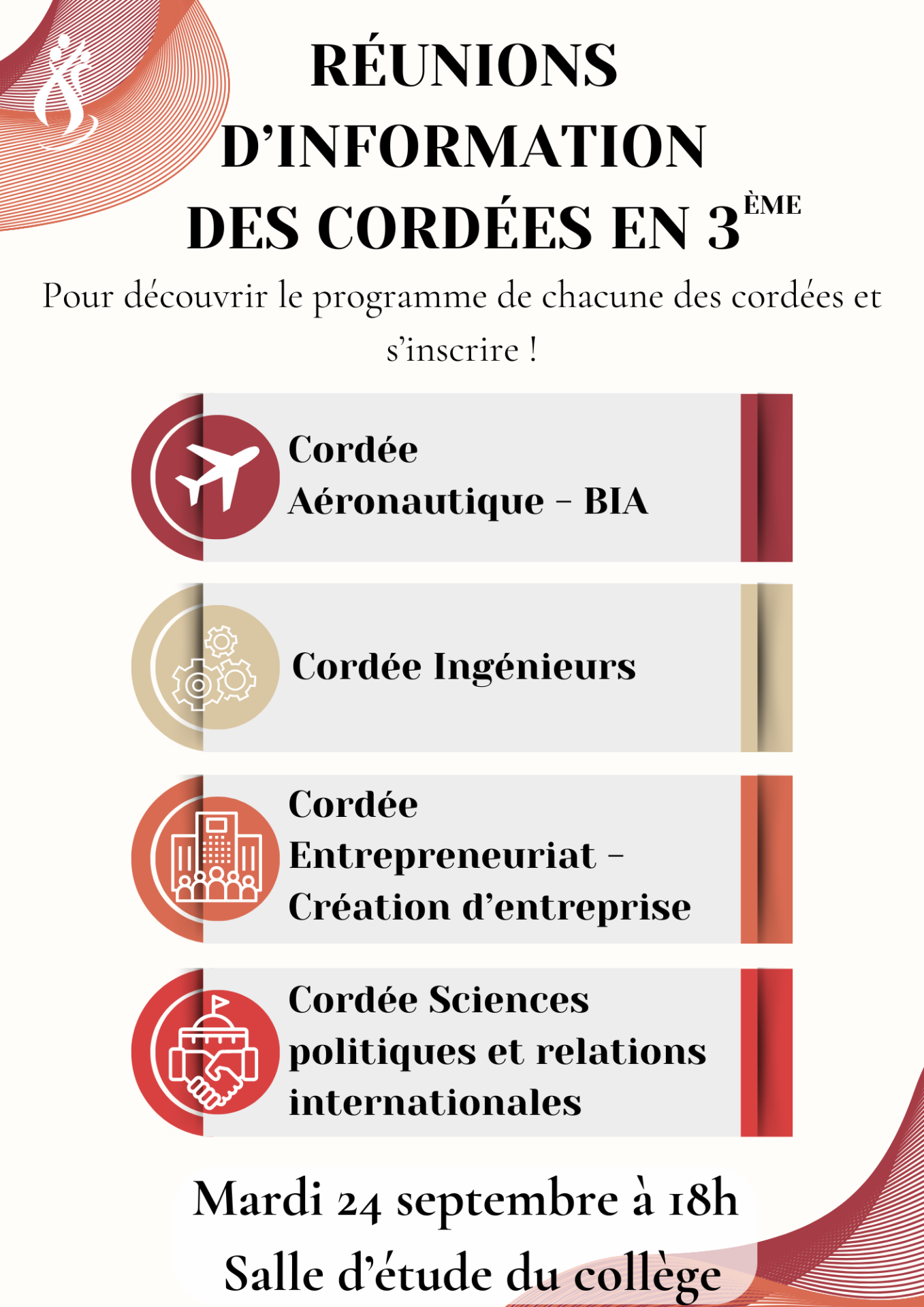 Affiche cordees college