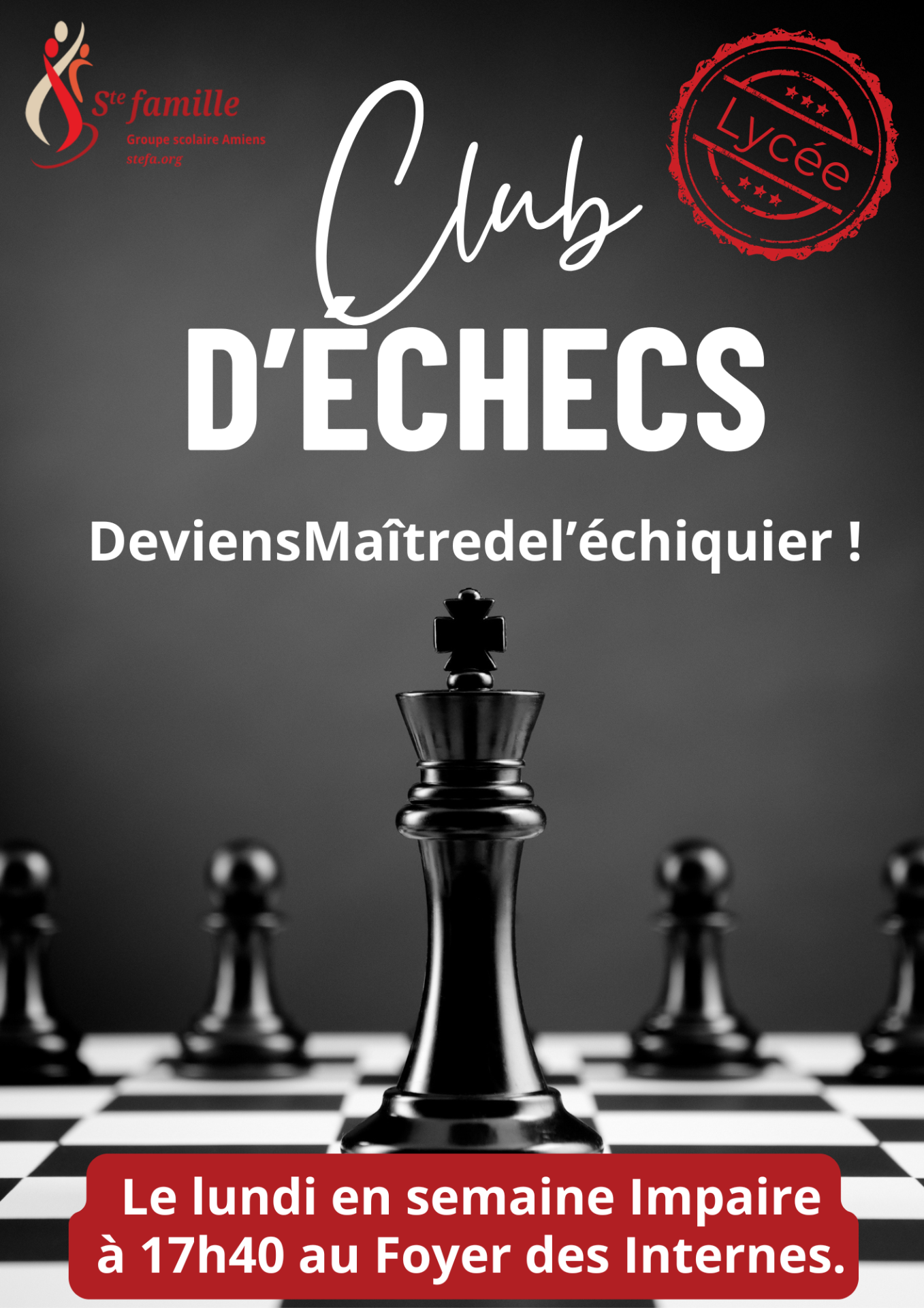 Affiche lycee club d echecs pdf
