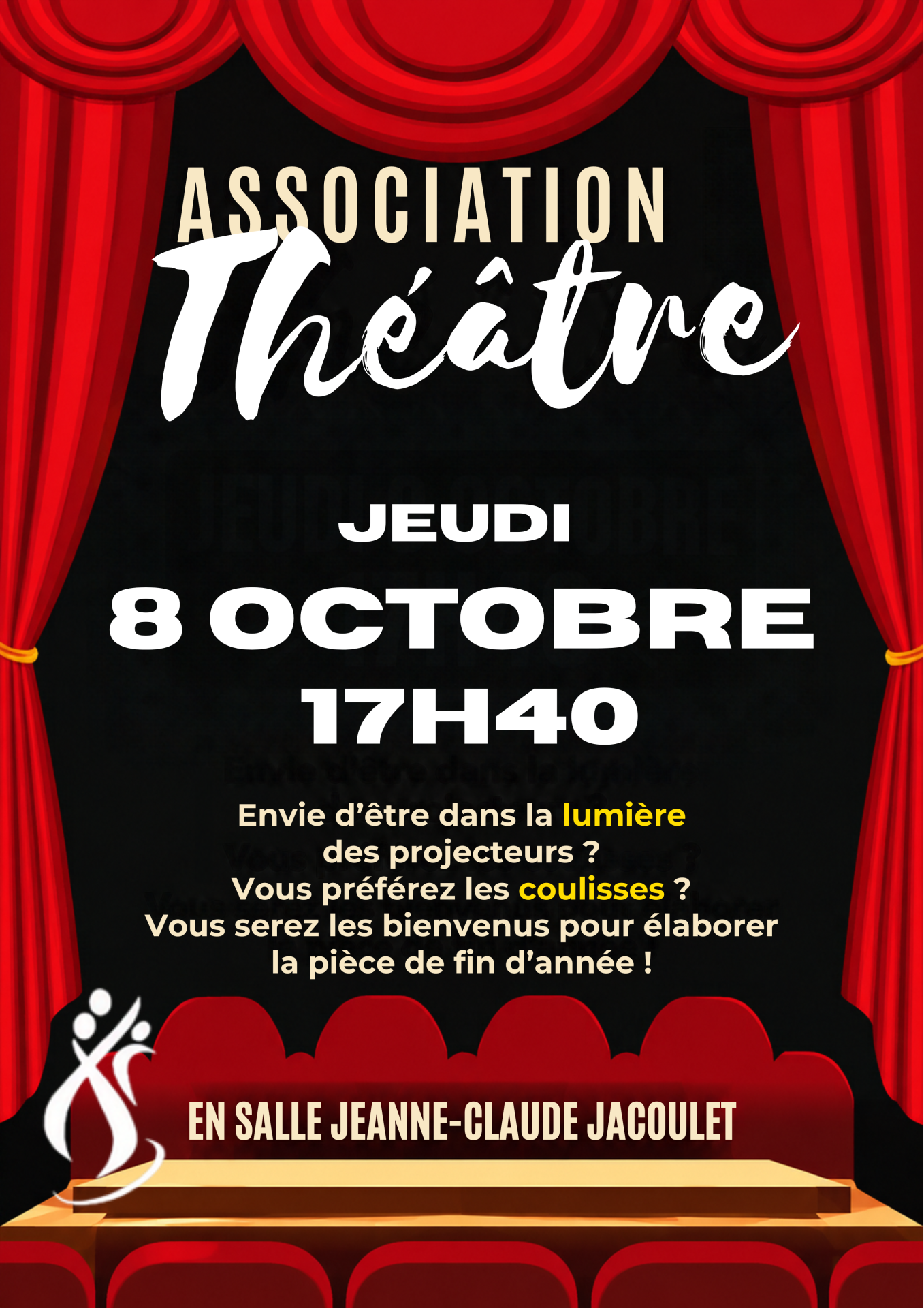 Affiche theatre lycee 2