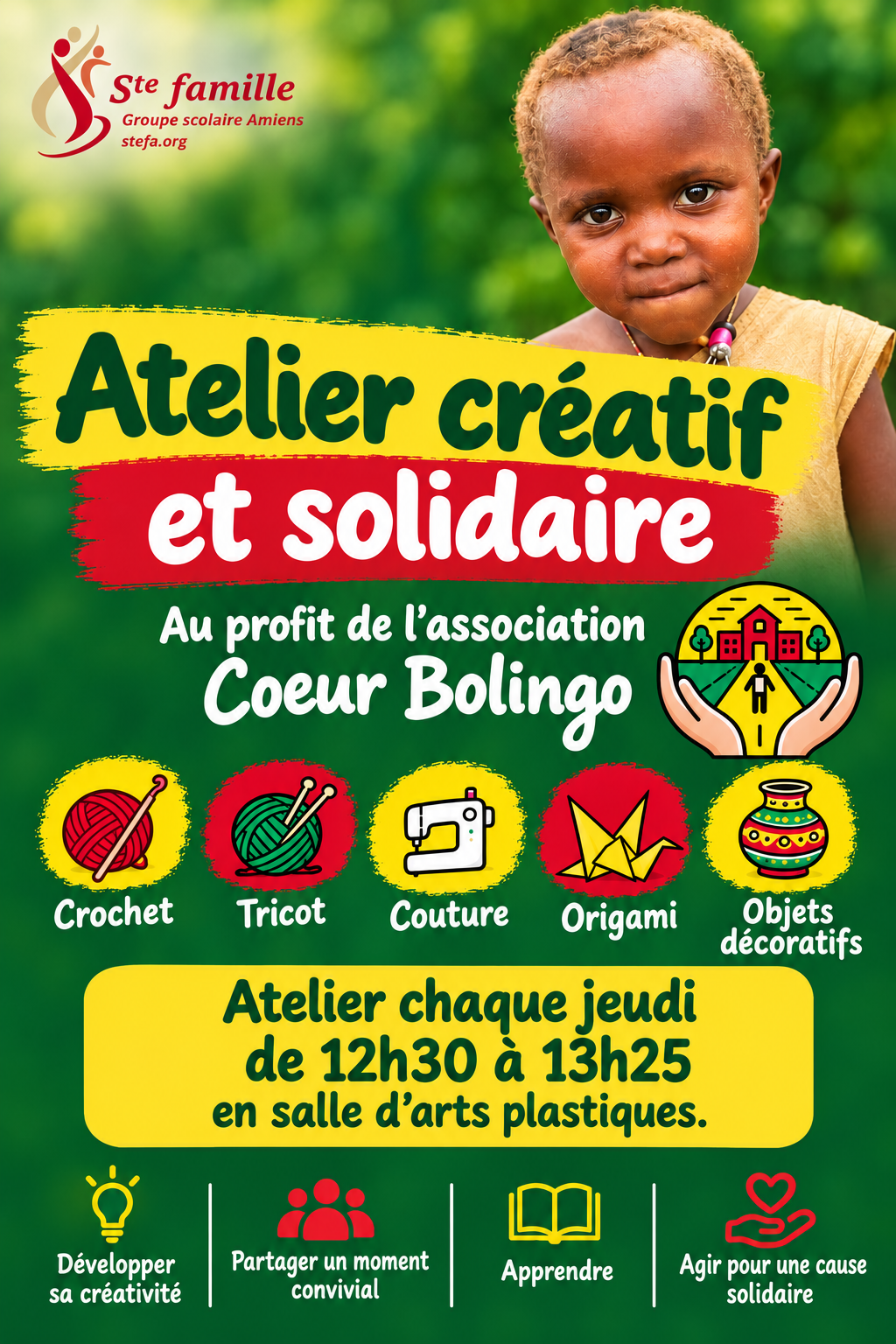 Atelier creatif et solidaire