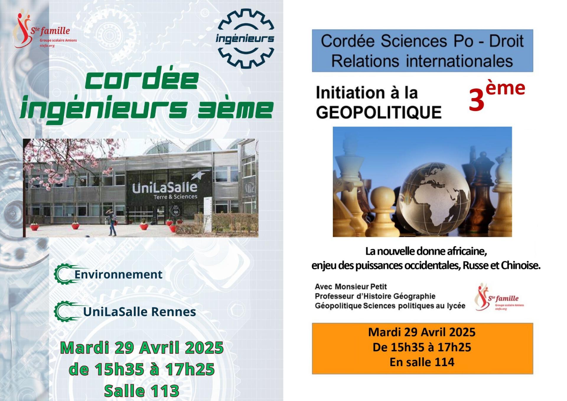 Beige white minimalist pattern page border document a4 landscape