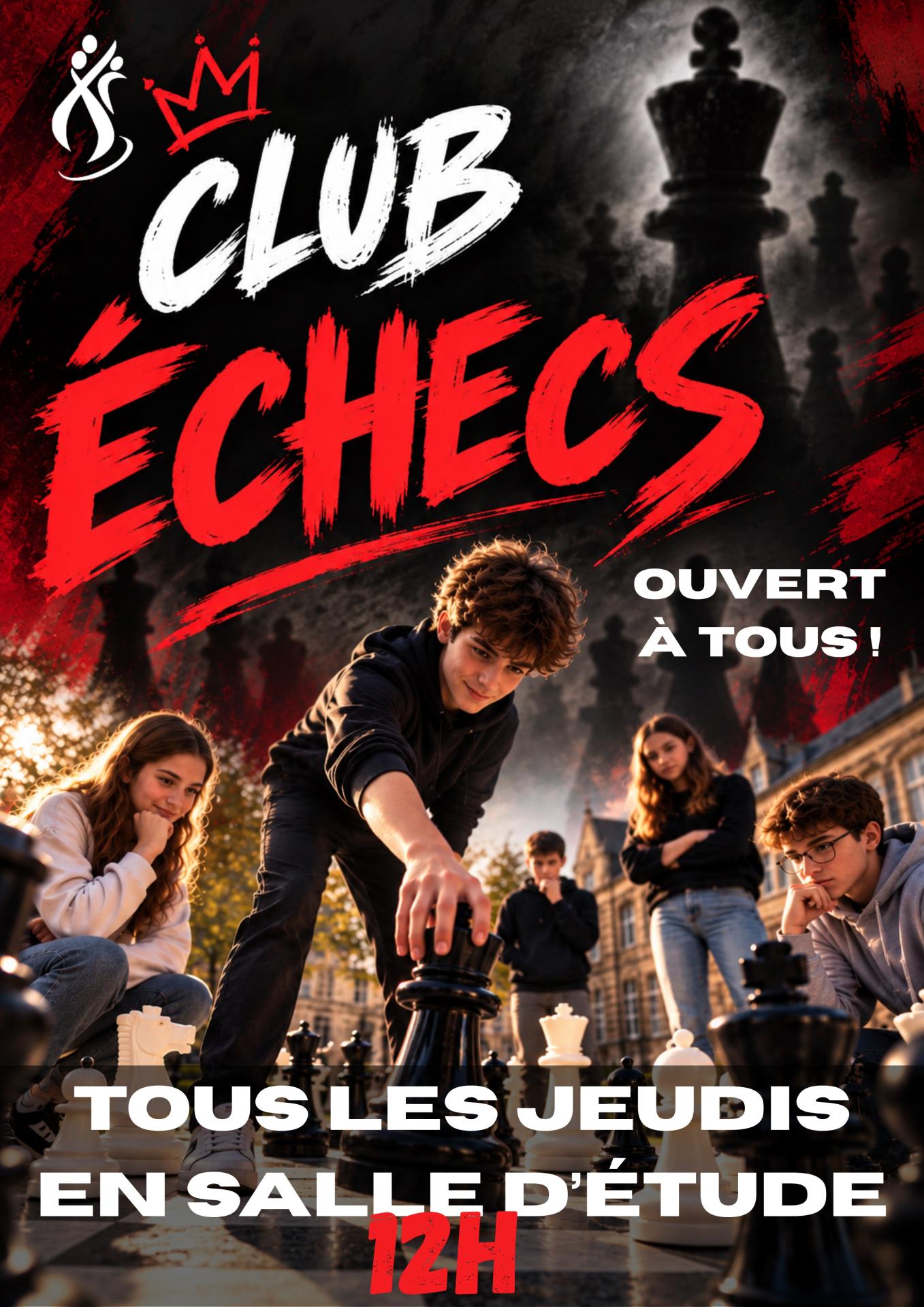 Club echecs flyer a4 