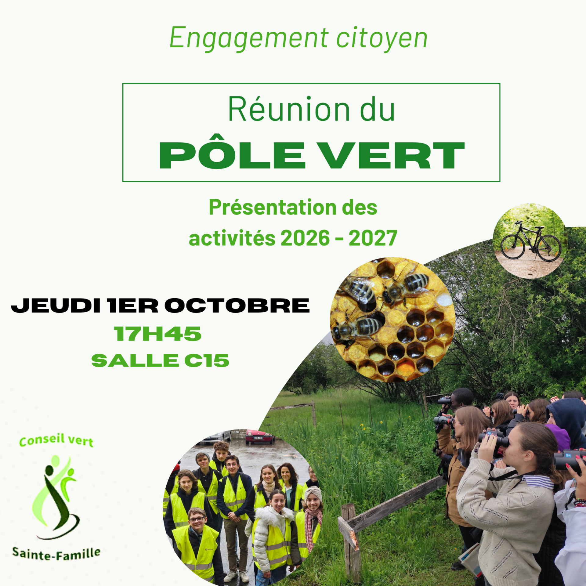 Com stefa reunion de rentree pole vert