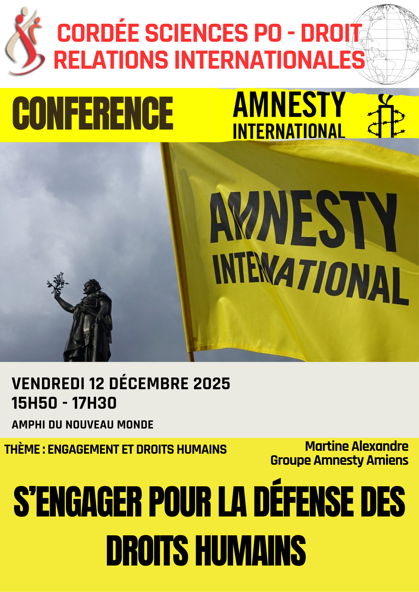 Cordee sciences po amensty international