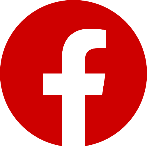 Facebook icone rouge