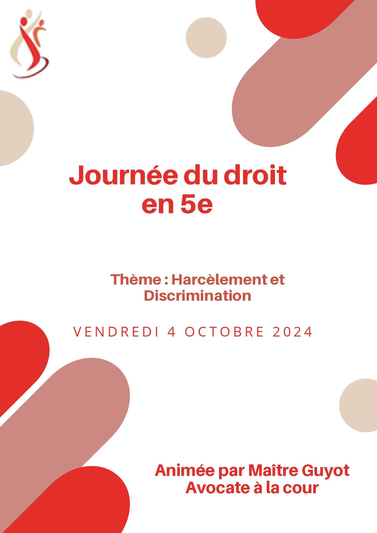 Journee du droit en 5e