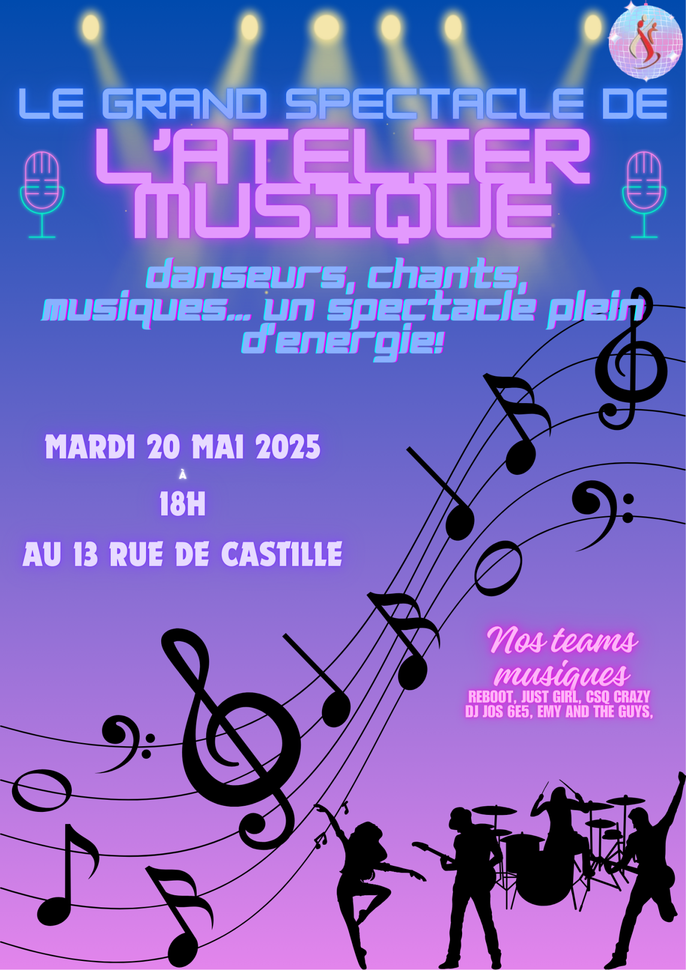 Le grand spectacle de l atelier musique