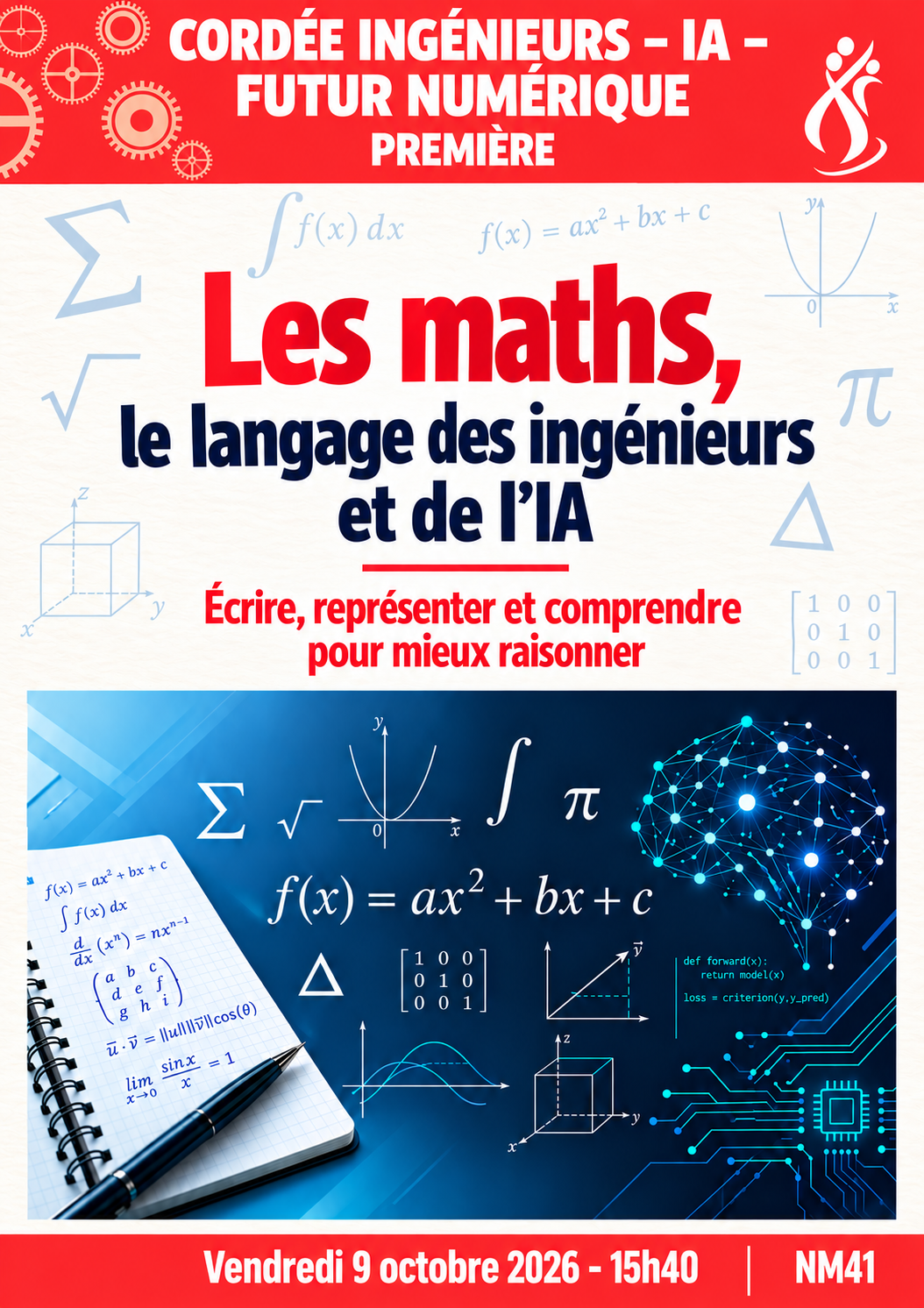Mathematiques ingenieurs et ia numerique