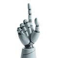 Vecteezy realistic 3d robot hand gesture innovation technology concept 57190186